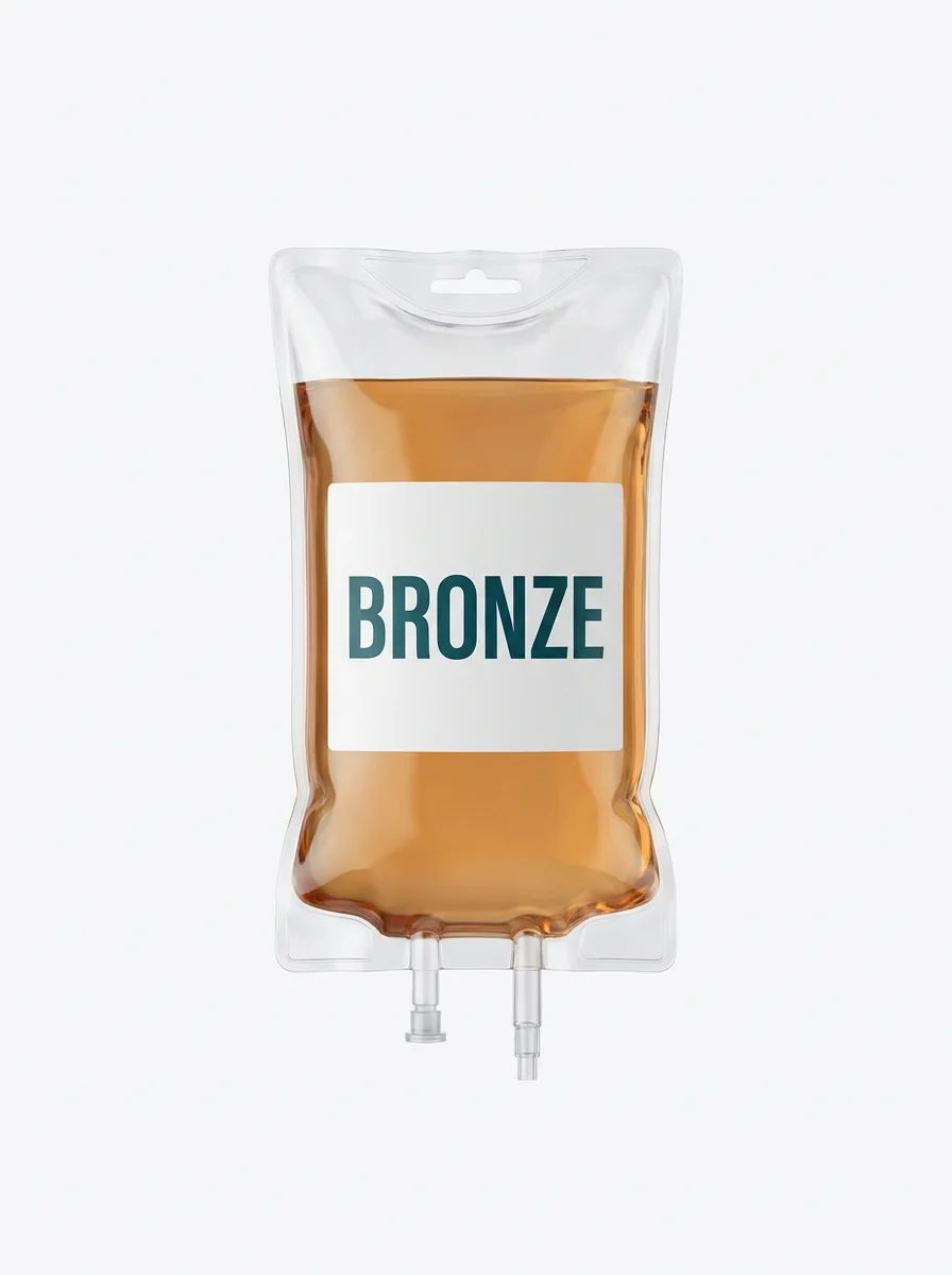 Bronze Package — $150 (Saline + B vitamins) IV bag